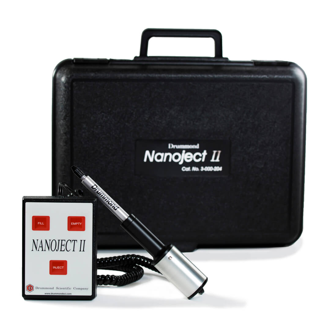 Drummond Nanoject II w/Universal Adapter, 100-240 Volt Pwr. Supply  3-000-205A